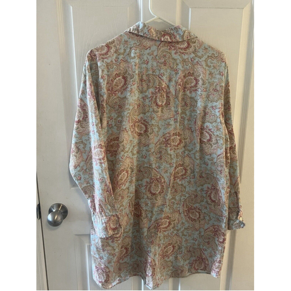 Lauren Ralph Lauren Paisley Cotton Tunic / Nightshirt – Size M
Style #8131116 - Picture 2 of 7
